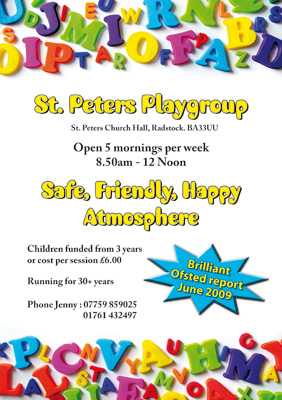 Optical Design & Print - St Peters Playgroup Flyer