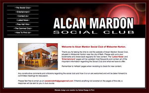 Optical Design & Print - website design for the Social Club